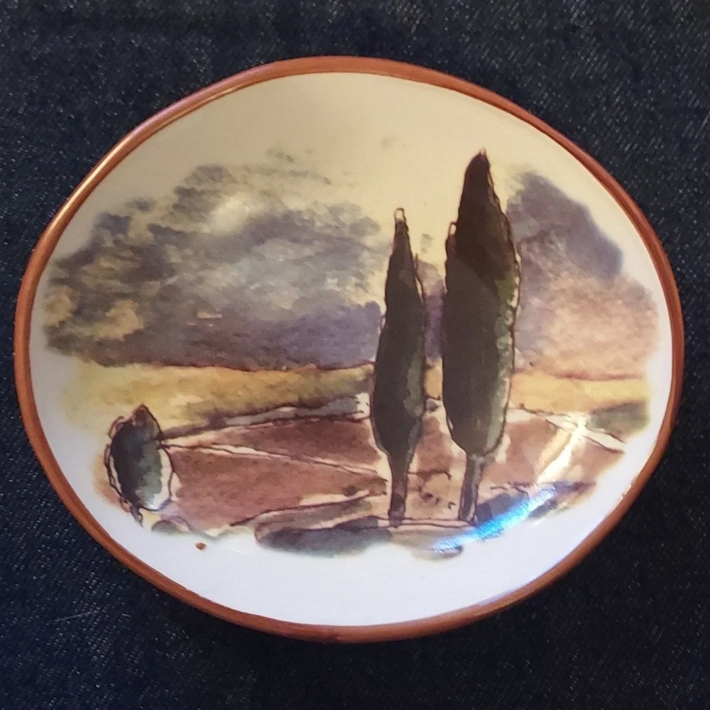 William Sonoma Dipping Bowls Tuscan Theme set of 2